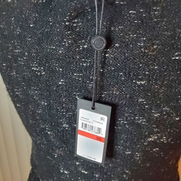 Max Studio black side tie crop sweater xs - Picture 8 of 12